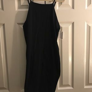 BODYCON PLAIN BLACK DRESS - BRAND NEW